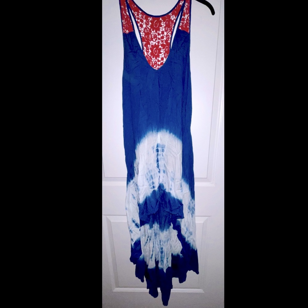 COPY - Free people Limited edition dyed tied and crochet dress